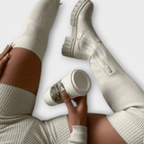 Lureva – Kozaki Overknee z Chunky Sole