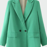 Helia - Oversize Kurtka z Nowoczesną Linią