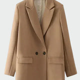 Helia - Oversize Kurtka z Nowoczesną Linią