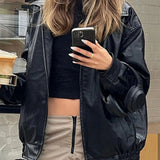 Kurtka Lilli z Syntetycznej Skóry