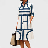 Julia - Elegancka sukienka midi na swobodny styl