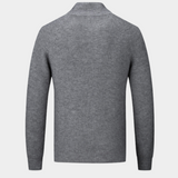 Sorrento – Męski kardigan z wełny z zamkiem