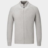 Sorrento – Męski kardigan z wełny z zamkiem