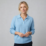 Isabel | sweter dzianinowy z kołnierzem