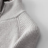 Sorrento – Męski kardigan z wełny z zamkiem