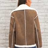 Isabella™ Kurtka Zimowa Wyłożona Sztucznym Futrem