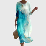 Hayley™ | Stylowa Kwiatowa Sukienka Maxi