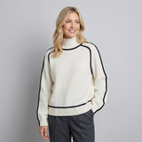 Teodora | Sweter oversize z golfem