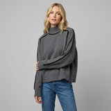 Teodora | Sweter oversize z golfem