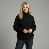 Larisa | sweter dzianinowy z golfem