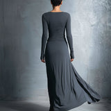 Iwona | Sukienka maxi elegancka