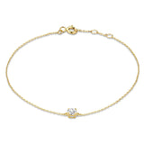 Dalynette | Bransoletka z Kamieniami Moissanite w Złocie 14k